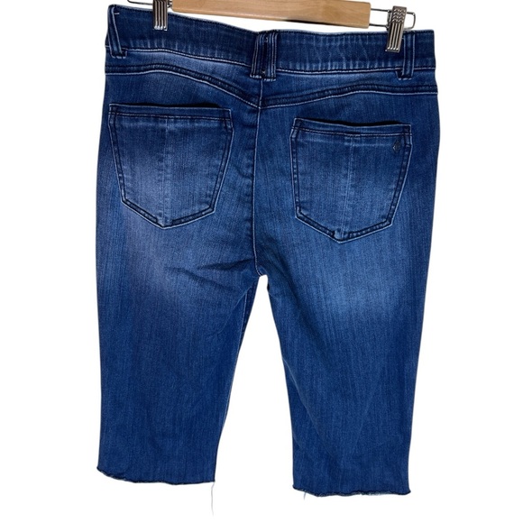 Women's Democracy Ab Solution Denim Bermuda Shorts Sz 8 - Picture 4 of 6